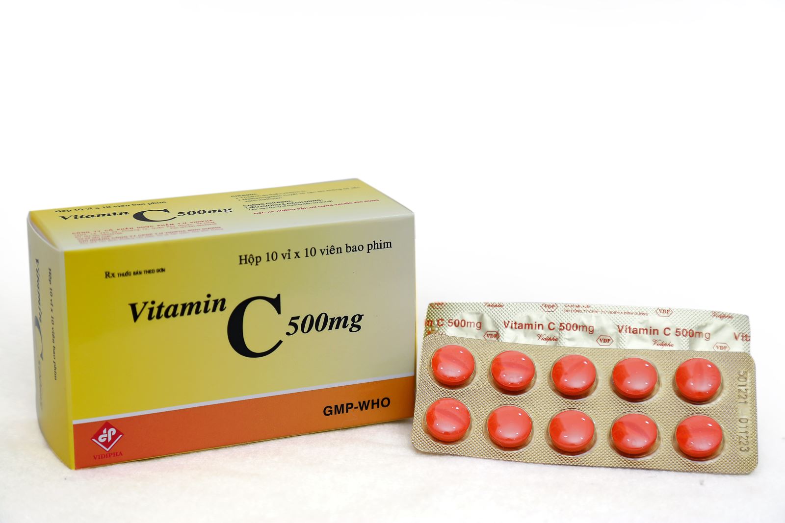 Vitamin C 500mg vỉ có tác dụng diệt khuẩn và nhiễm độc không?
