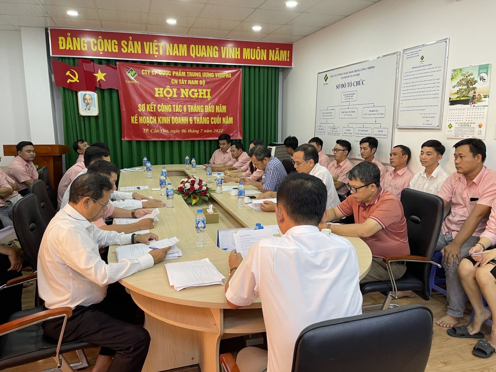 Hội nghị sơ kết 6 tháng đầu năm và kế hoạch 6 tháng cuối năm 2022 của Chi nhánh Tây Nam Bộ