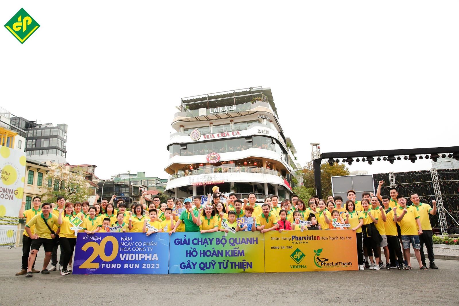 Giải marathon quanh hồ Hoàn Kiếm Hà Nội 2023 gây quỹ từ thiện và hướng tới kỷ niệm 20 năm ngày cổ phần hóa Công ty Vidipha