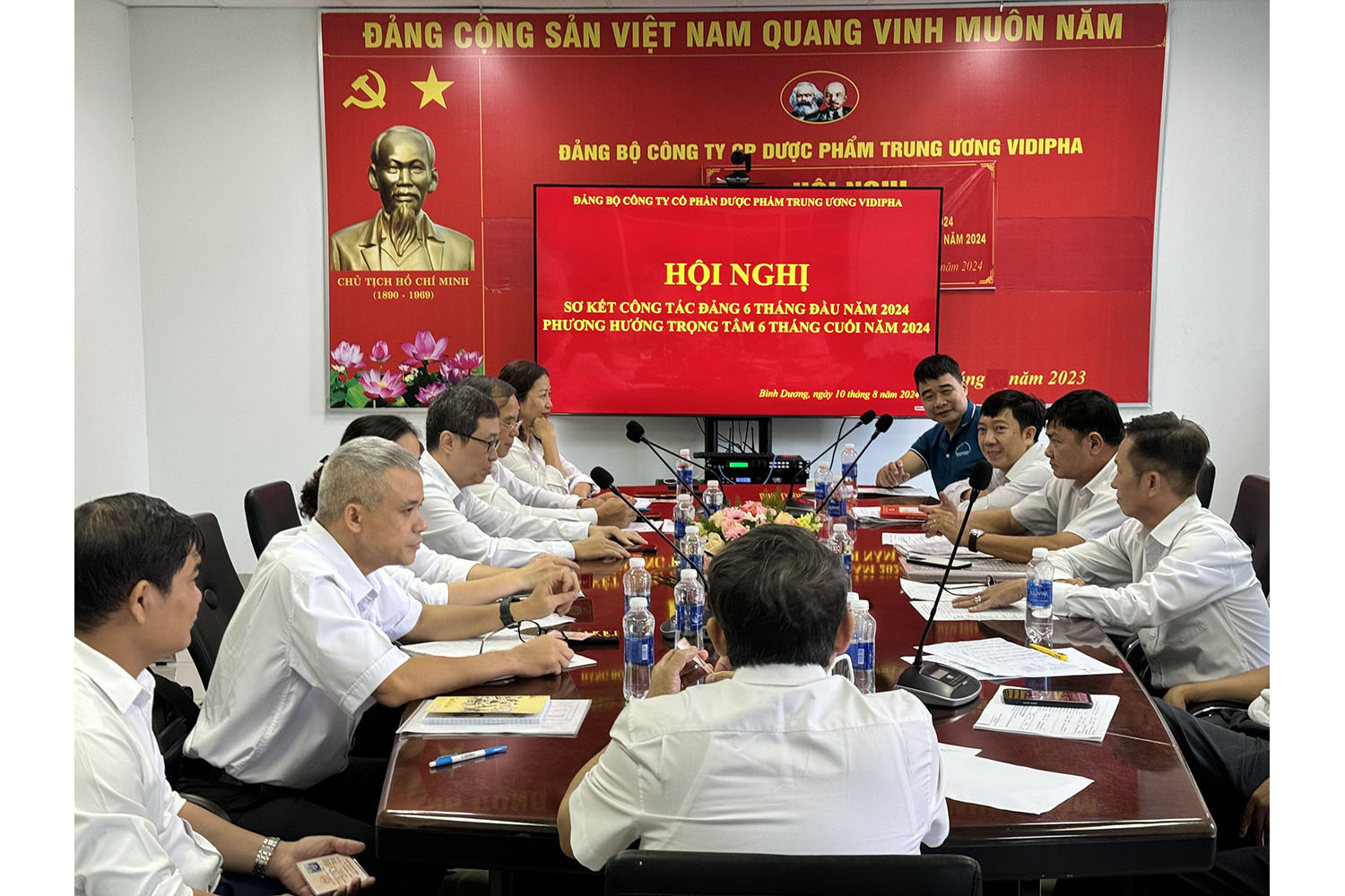 HỘI NGHỊ SƠ KẾT CÔNG TÁC ĐẢNG 6 THÁNG ĐẦU NĂM 2024, PHƯƠNG HƯỚNG TRỌNG TÂM 6 THÁNG CUỐI NĂM 2024