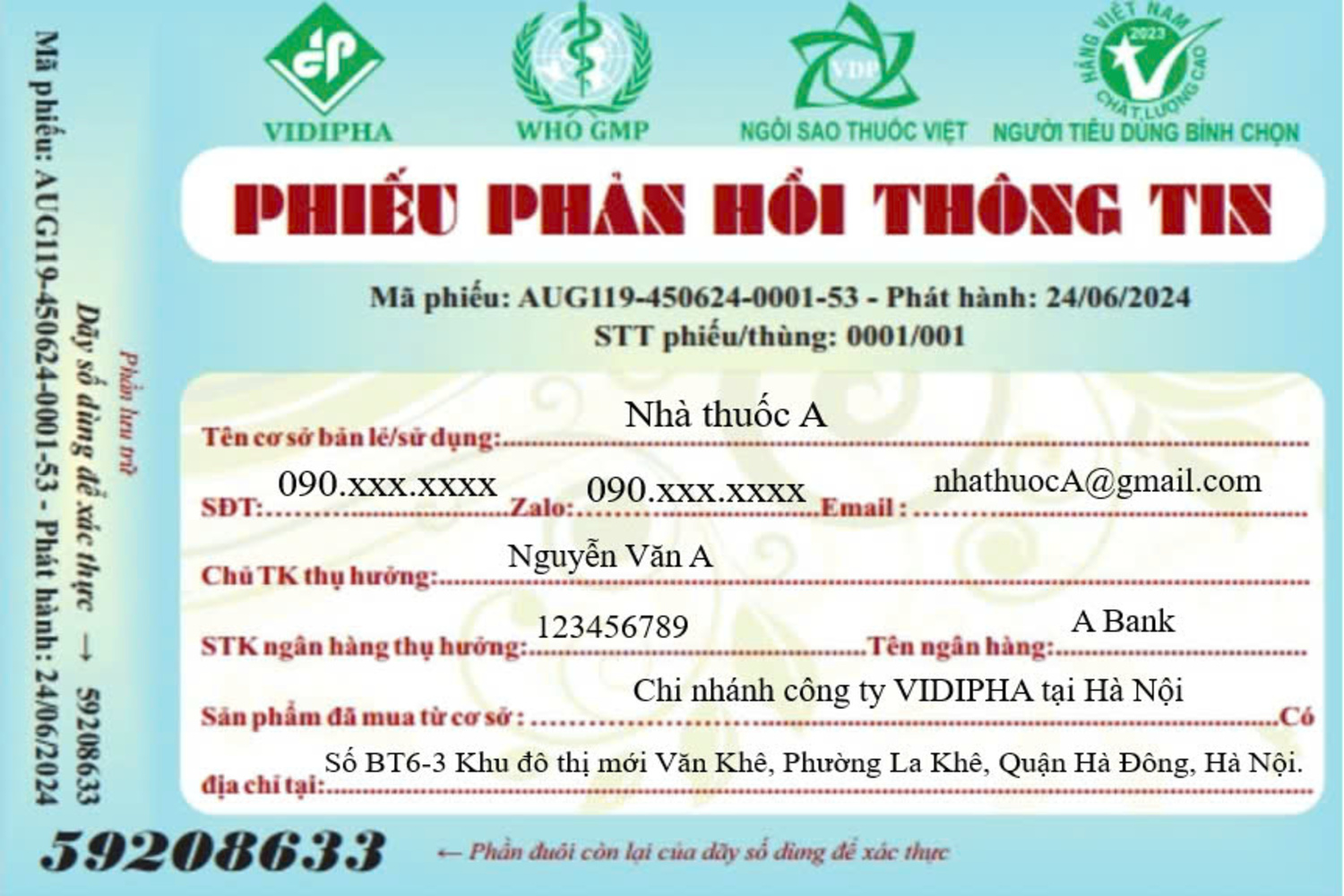 Chương trình “Tiếp tục chia sẻ lợi ích 2024” – Sản phẩm Augxicine