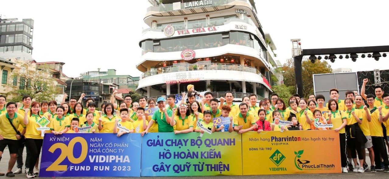 Giải marathon quanh hồ Hoàn Kiếm và hướng tới lễ kỷ niệm 20 năm VIDIPHA
